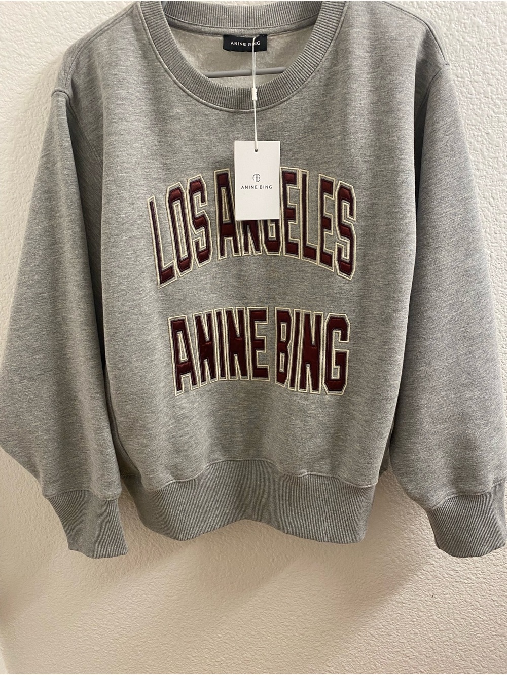 Anine Bing Harry Shrunken Sweatshirt